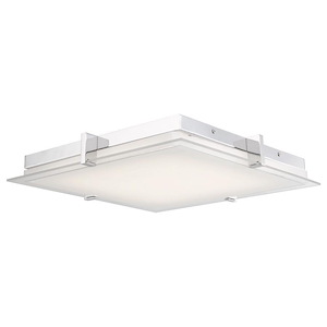 Matrix - 15.35 Inch 30W 1 LED Flat Square Low Profile Flush Mount - 1309692