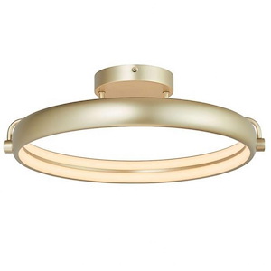 Rave - 32W 1 LED Dual Ring Flush Mount-9.8 Inches Tall and 18 Inches Wide - 1308688