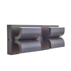 Willow - 21.32W 4 LED Curved Wall Sconce-13.5 Inches Tall and 5.12 Inches Wide - 1309720