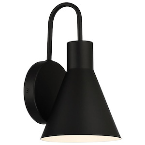 Solano - 8W 1 LED Outdoor Wall Mount In Transitional Style-11.5 Inches Tall and 5 Inches Wide - 1265344