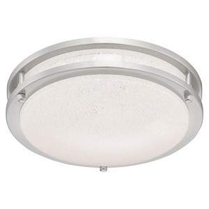 Sparc - 15W 1 Led Flush Mount In Contemporary Style-3.5 Inches Tall And 12 Inches Wide - 1207414