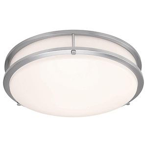 Solero II - 20W 1 LED Flush Mount In Transitional Style-4 Inches Tall and 12 Inches Wide - 1265357