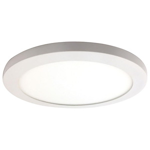 Disc - 15W 1 LED Flush Mount-0.5 Inch Tall and 7.5 Inch Wide - 1431840