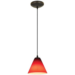 Martini-11W 1 LED Cord Pendant-7 Inches Wide by 6 Inches Tall - 520750