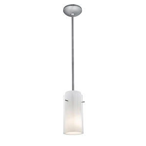 Ami-One Light Pendant with Round Canopy-4.5 Inches Wide by 10 Inches Tall - 1020759