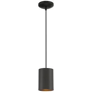 Pilson - 10W 1 LED  Small Pendant In Modern Style-6.5 Inches Tall and 4.75 Inches Wide - 1283888