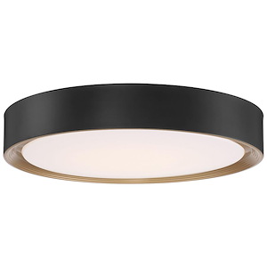 Malaga - 40W 1 LED Flush Mount-3.25 Inches Tall and 19.75 Inches Wide - 1340618