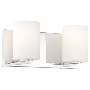Oslo- 2 Led Bath Vanity In Contemporary Style-13.5 Inches Wide By 6.25 Inches Tall - 1301937
