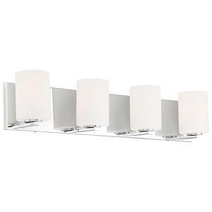Oslo- 4 Led Bath Vanity In Contemporary Style-30 Inches Wide By 6.25 Inches Tall - 1301939