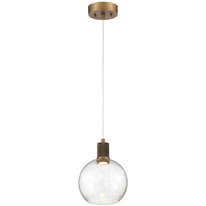 Port Nine - 9W 1 LED Pendant In Transitional Style-9.5 Inches Tall and 7.5 Inches Wide - 1265429