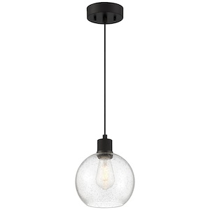 Port Nine - 9W 1 LED Pendant In Transitional Style-9.5 Inches Tall and 7.5 Inches Wide - 1265434