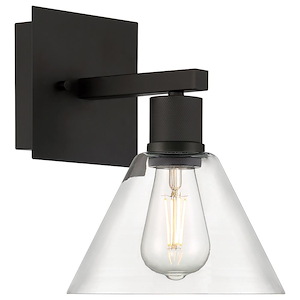 Port Nine - 9W 1 LED Wall Sconce In Transitional Style-11.5 Inches Tall and 8 Inches Wide - 1265440