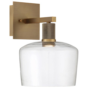 Port Nine - 9W 1 LED Wall Sconce In Transitional Style-12 Inches Tall and 9 Inches Wide - 1265441