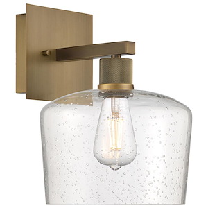 Port Nine - 9W 1 LED Wall Sconce In Transitional Style-12 Inches Tall and 9 Inches Wide - 1265444