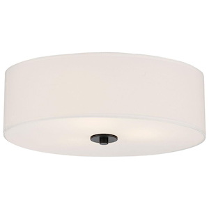 Mid Town - 24W 3 LED Flush Mount-6.25 Inch Tall and 18 Inch Wide - 1431930