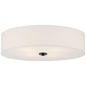 Mid Town - 32W 4 LED Flush Mount-6.25 Inch Tall and 24 Inch Wide - 1431931