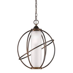 Loft - One Light Pendant in Domesticated Warehouse Style - 15 Inches Wide by 18.5 Inches High - 535255