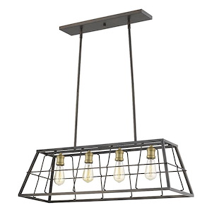 Charley 4-Light Pendant - 10.75 Inches Wide by 10.25 Inches High - 883638