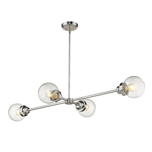 Portsmith 4-Light Island Pendant in Retro Style - 48 Inches Wide by 6 Inches High - 883652