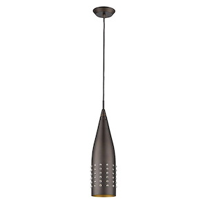 Prism - One Light Pendant in Antique Style - 3 Inches Wide by 10.75 Inches High - 535339