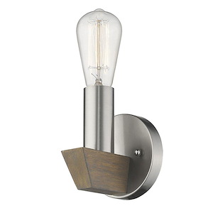 Finnick 1-Light Sconce in Unique Style - 4.75 Inches Wide by 5.75 Inches High - 883673