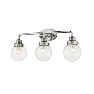 Portsmith 3-Light Vanity in Retro Style - 26 Inches Wide by 11.75 Inches High - 883680