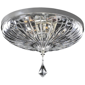 Orecchini - Four Light Round Flush Mount - 977590