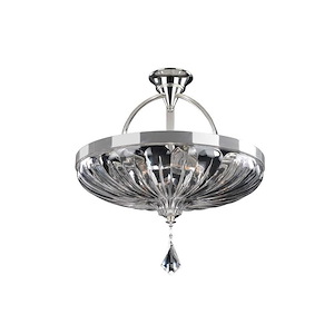 Orecchini - Six Light Round Semi-Flush Mount - 977591