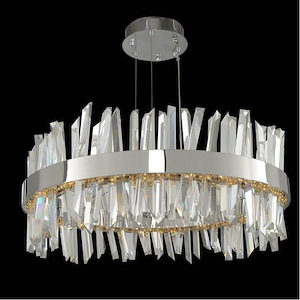 Glacier - 25 Inch LED Round Pendant - 1223554