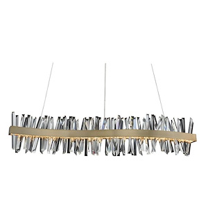 Glacier - 60 Inch 64W LED Wave Island - 1223578