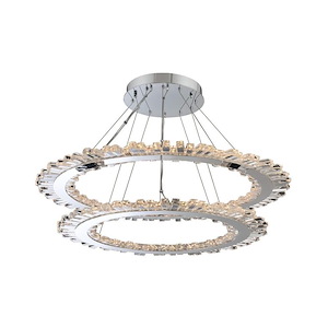Quasar - 42 Inch 192W LED 2-Tier Pendant - 977718