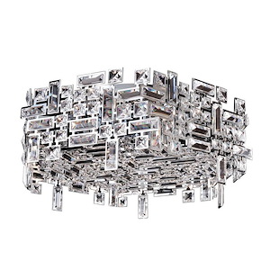 Vermeer - Six Light Hex Flush Mount - 977235