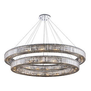 Rondelle - 38 Light 2 Tier Pendant - 1223450