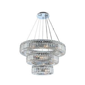 Rondelle - Eighteen Light 3-Tier Pendant - 977475