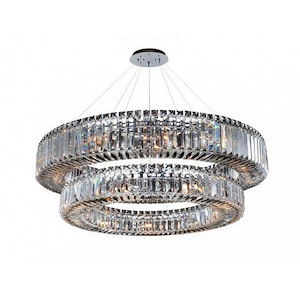 Rondelle - Twenty-One Light 2-Tier Pendant - 977477