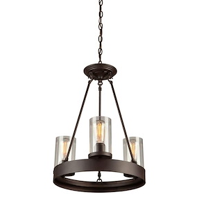 Menlo Park - 3 Light Chandelier - 439118