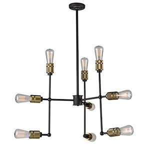 Jersey - 9 Light Chandelier-18 Inch Tall and 25.25 Inch Wide - 535996