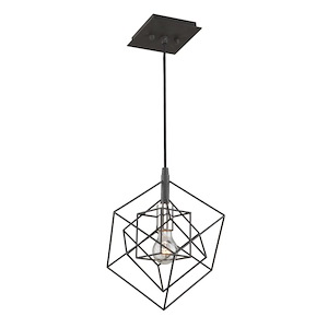 Artistry-1 Light Pendant in Transitional Style-9.75 Inches Wide by 11.25 Inches High - 978824