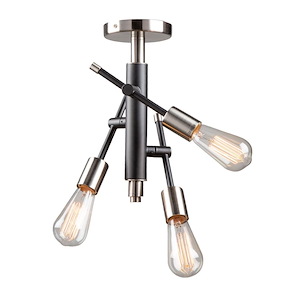 Truro-3 Light Semi-Flush Mount-9 Inches Wide by 13.25 Inches High - 1026851