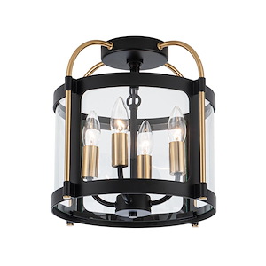 Aurelia - 4 Light Flush Mount-12 Inches Tall and 13 Inches Wide - 1332034