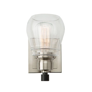Nelson-1 Light Bath Vanity in Transitional Style-6.41 Inches Wide by 7.79 Inches High - 1215314