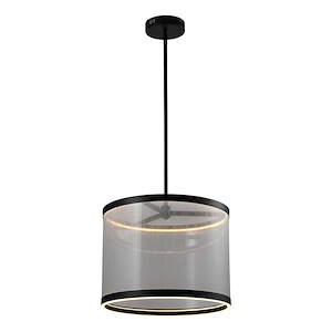 Cora - 45W LED Pendant-13.38 Inch Tall and 17.7 Inch Wide - 1367089