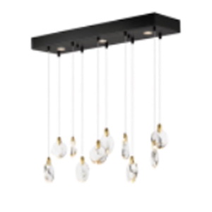 Snowflake - 65W 13 LED Island-5.83 Inch Tall and 40 Inch Wide - 1367135