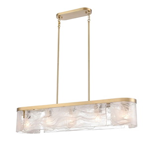 Skye - 6 Light Island-7.68 Inch Tall and 45 Inch Wide - 1367148