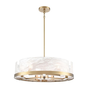 Skye - 6 Light Chandelier-7.03 Inch Tall and 24.02 Inch Wide - 1367149