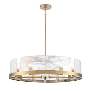 Skye - 8 Light Chandelier-6.99 Inch Tall and 28 Inch Wide - 1367151