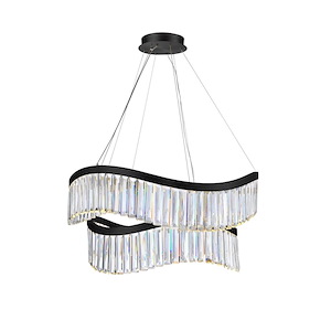 Jules - 60W 2 LED Chandelier-15 Inch Tall and 31 Inch Wide - 1367160