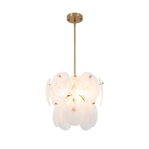 Lily - 4 Light Chandelier-13.7 Inch Tall and 16.25 Inch Wide - 1367163