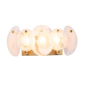 Lily - 3 Light Bath Vanity-7.67 Inch Tall and 18.38 Inch Wide - 1367166