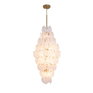 Lily - 15 Light Chandelier-58.19 Inch Tall and 28.03 Inch Wide - 1367171